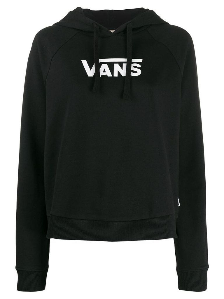 Vans logo print hoodie - Black