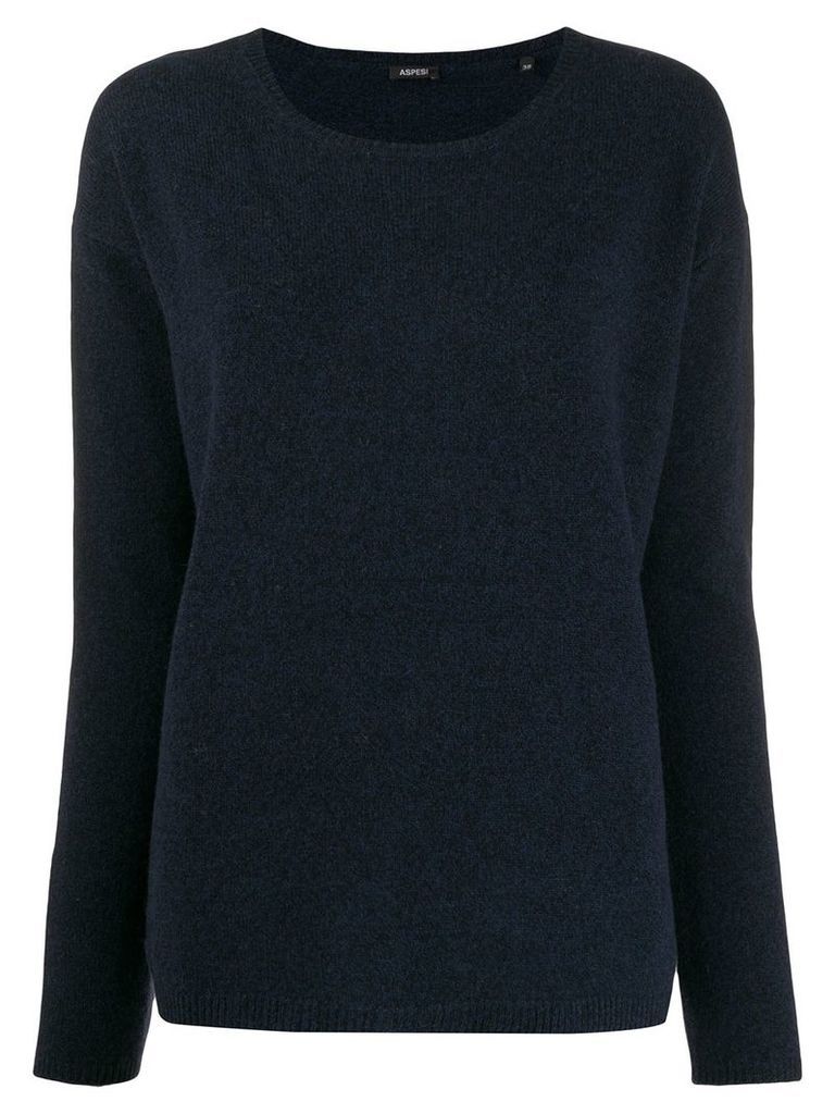Aspesi round neck sweater - Blue