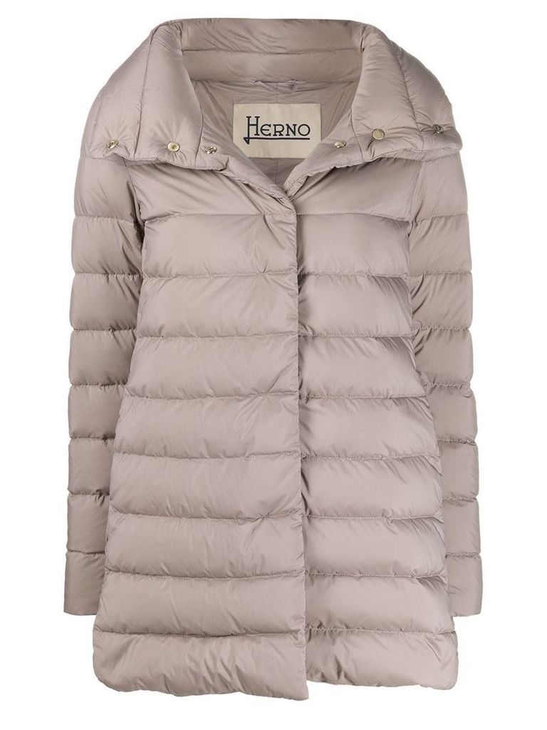 Herno high neck padded jacket - Grey