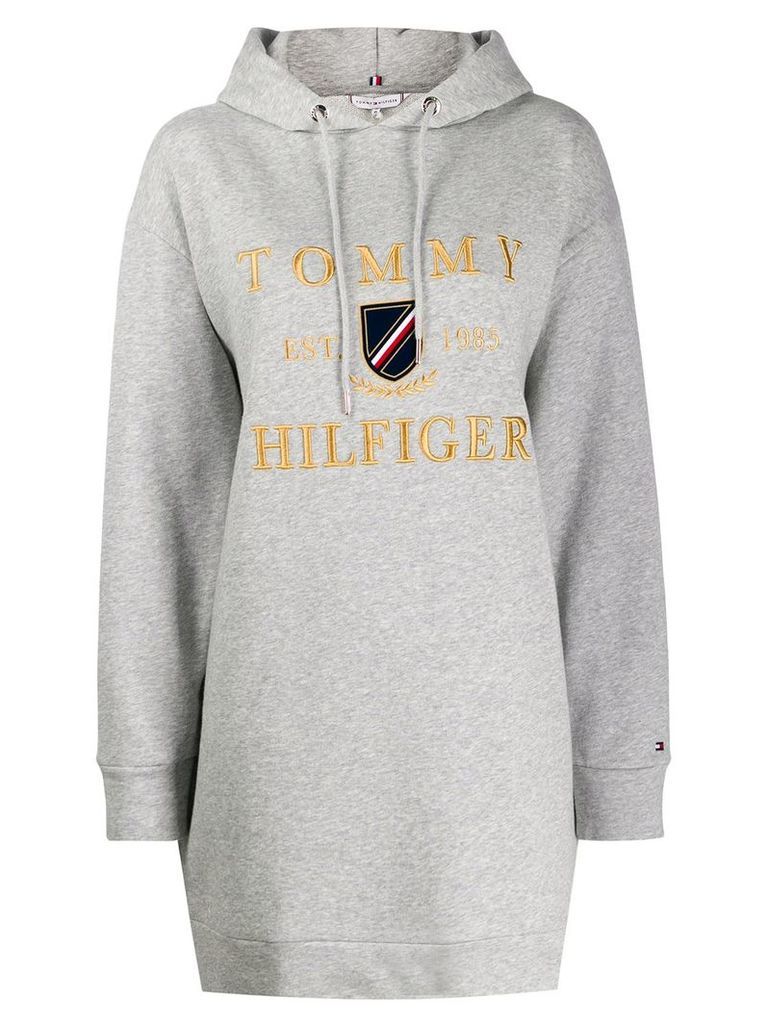 Tommy Hilfiger hooded sweater dress - Grey