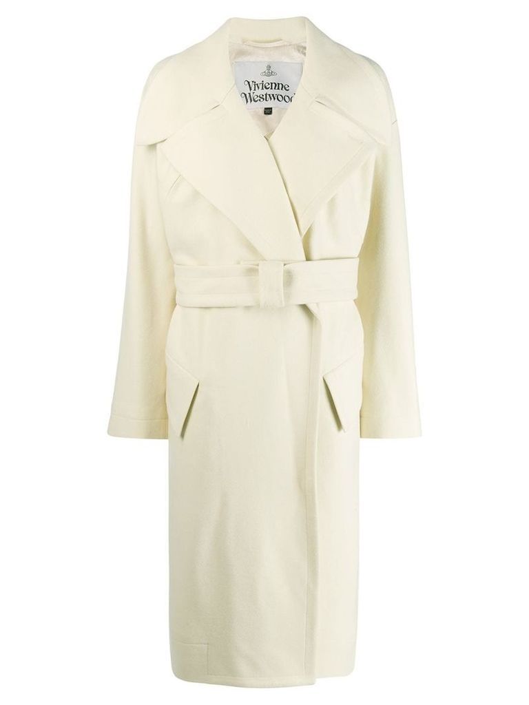 Vivienne Westwood belted coat - White