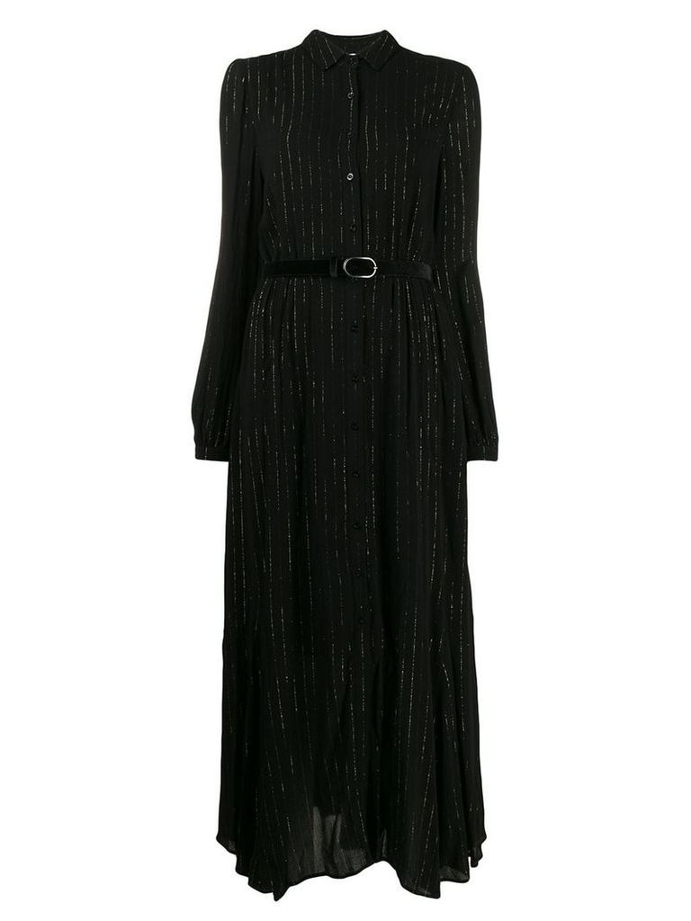 LIU JO striped shirt dress - Black