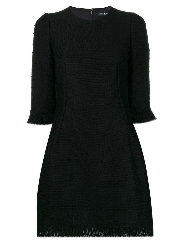 Dolce & Gabbana bouclé mini dress - Black