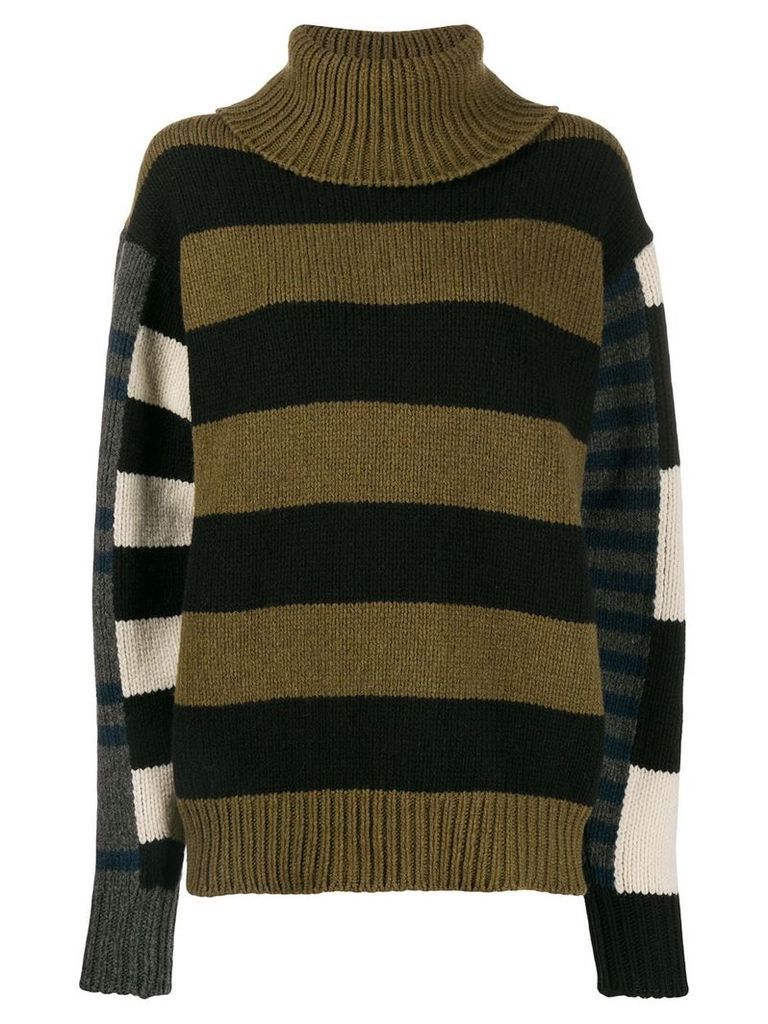 colville bold striped jumper - Green