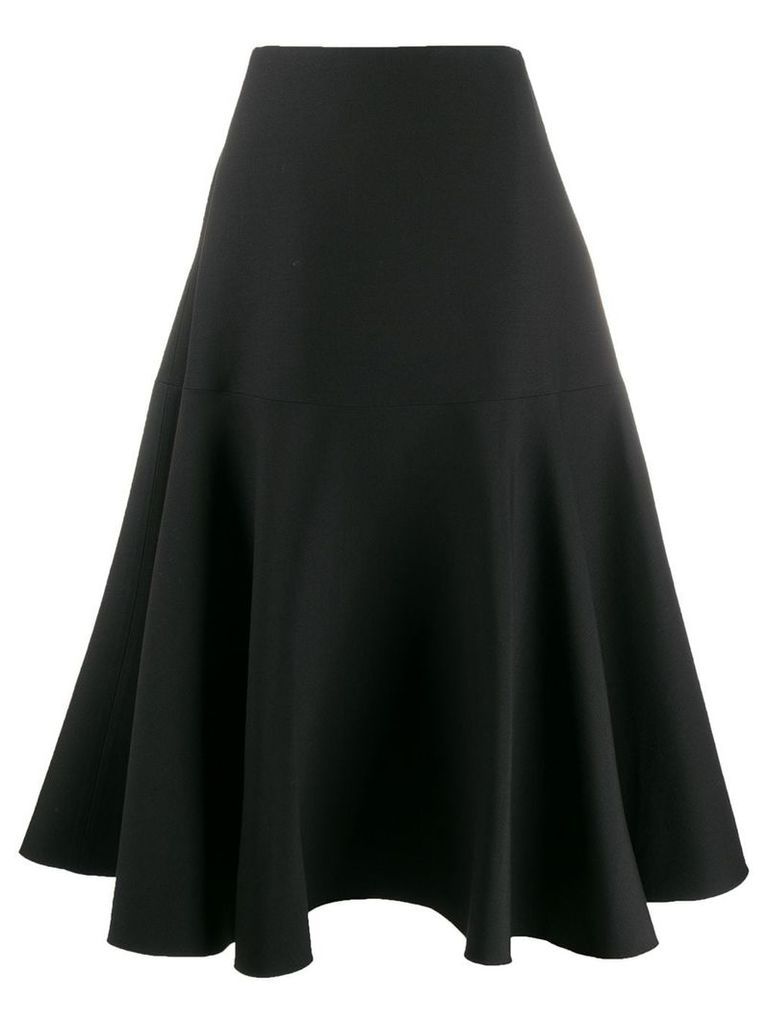 Valentino A-line paneled skirt - Black