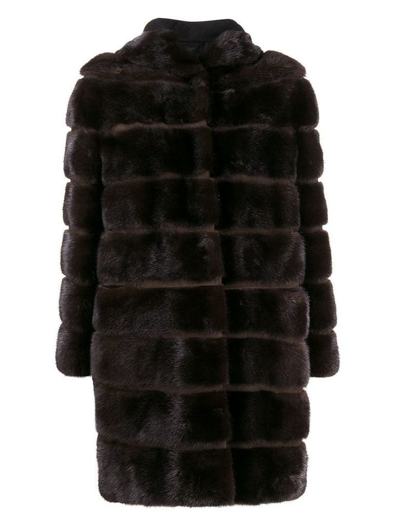 Simonetta Ravizza convertible hooded coat - Black