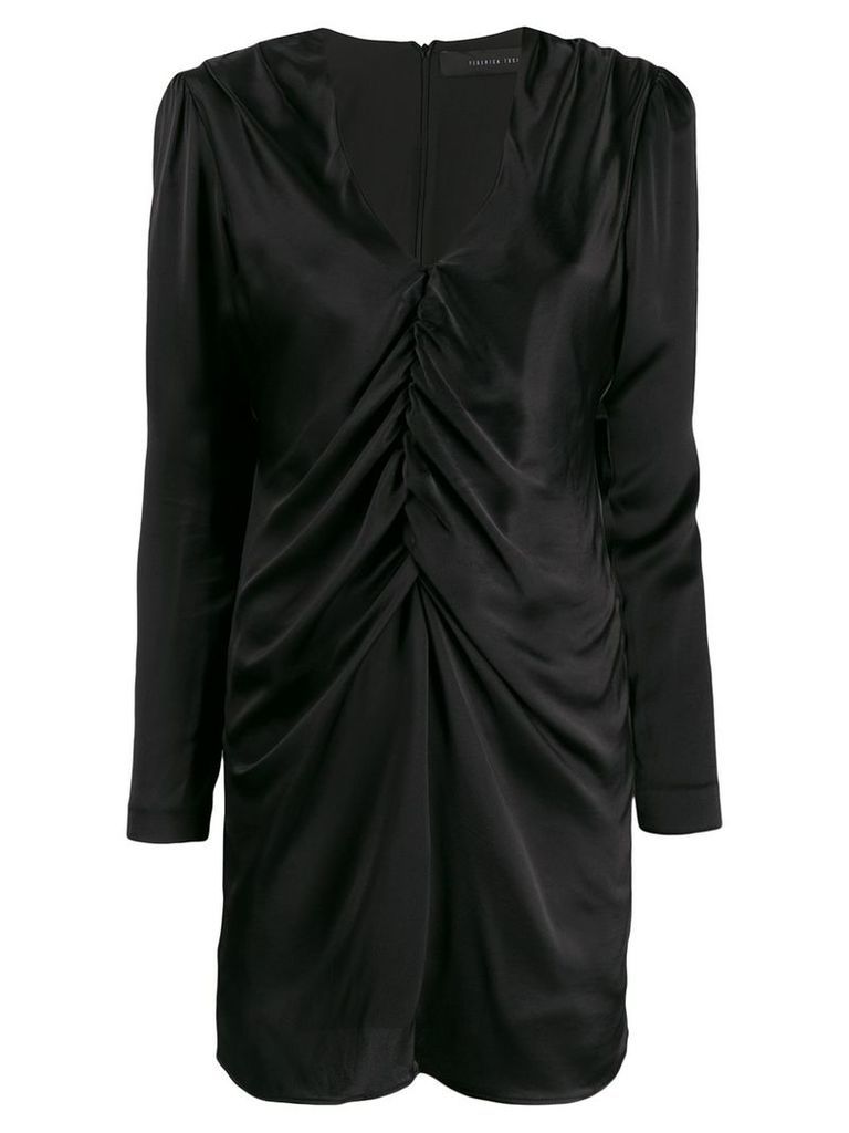 Federica Tosi draped mini dress - Black