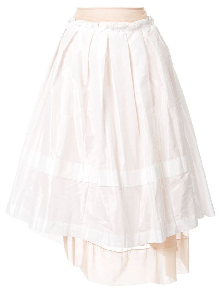 Simone Rocha layered full skirt - White