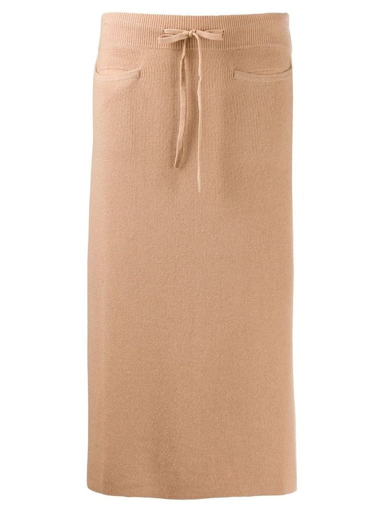 Max & Moi Jupe double knit skirt - Brown