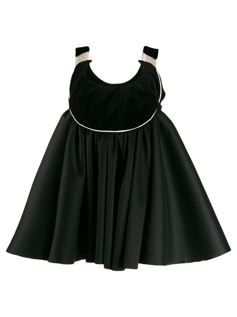 Atu Body Couture babydoll mini dress - Black