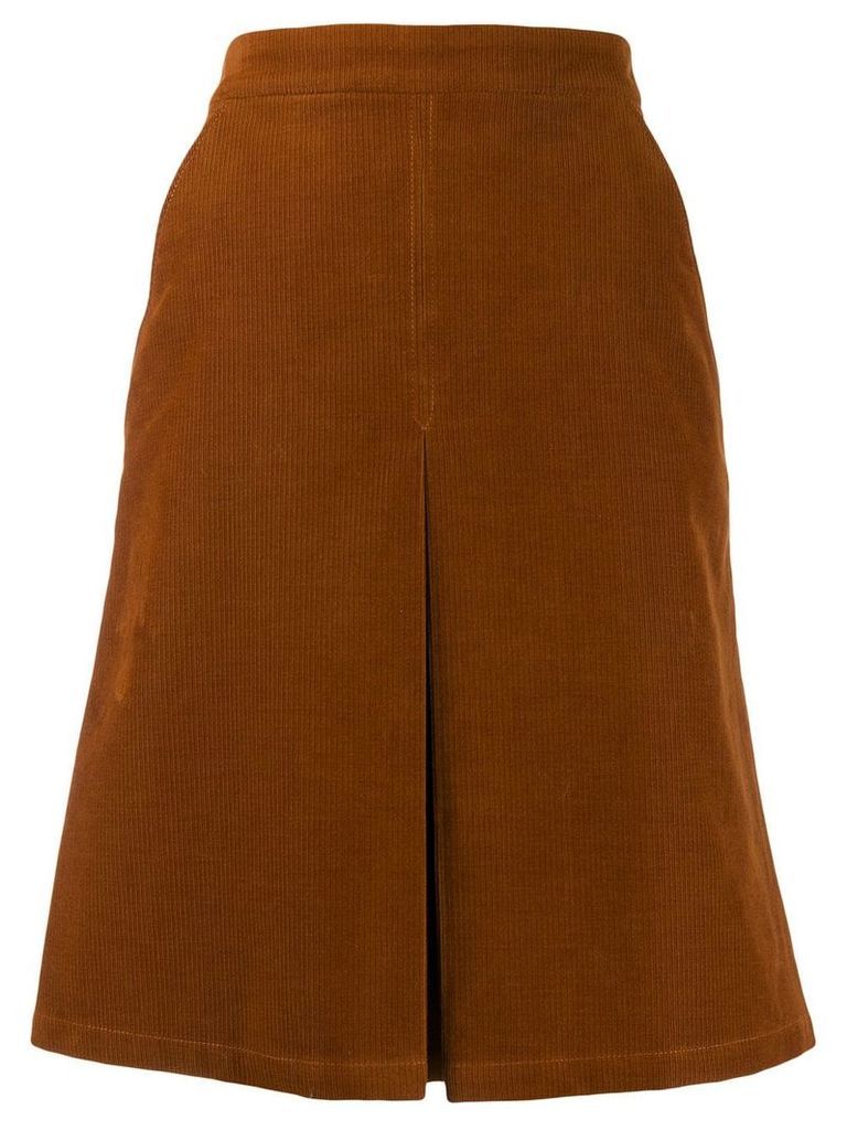 A.P.C. Coco A-line skirt - Brown
