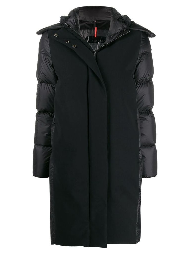 RRD feather down hooded coat - Black