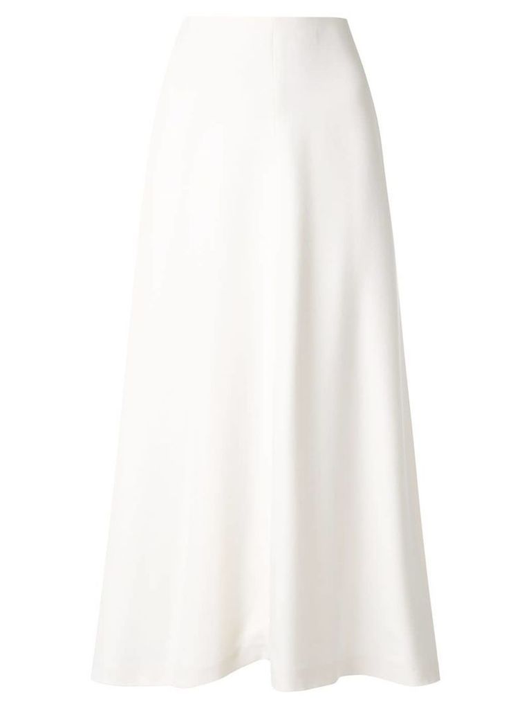The Row high-waisted midi skirt - White
