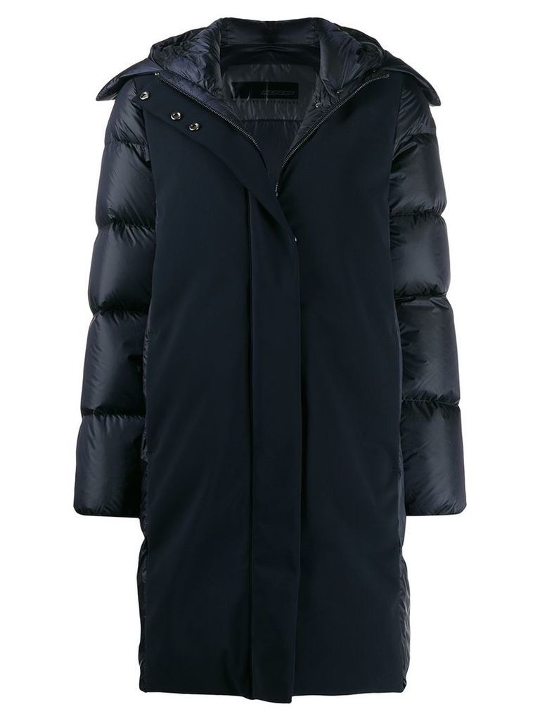 RRD feather down hooded coat - Blue