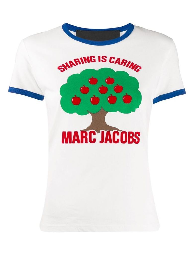 Marc Jacobs Ringer Tree print T-shirt - White