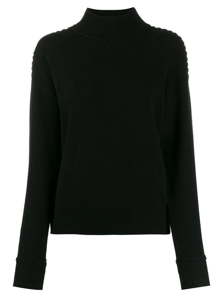 Theory cashmere roll-neck jumper - Black