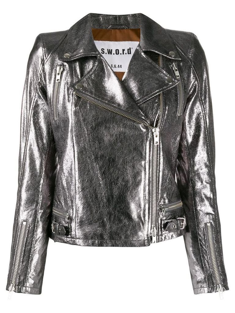 S.W.O.R.D 6.6.44 Giacca biker jacket - Grey