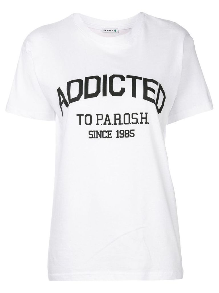 P.A.R.O.S.H. Addicted to Parosh T-shirt - White