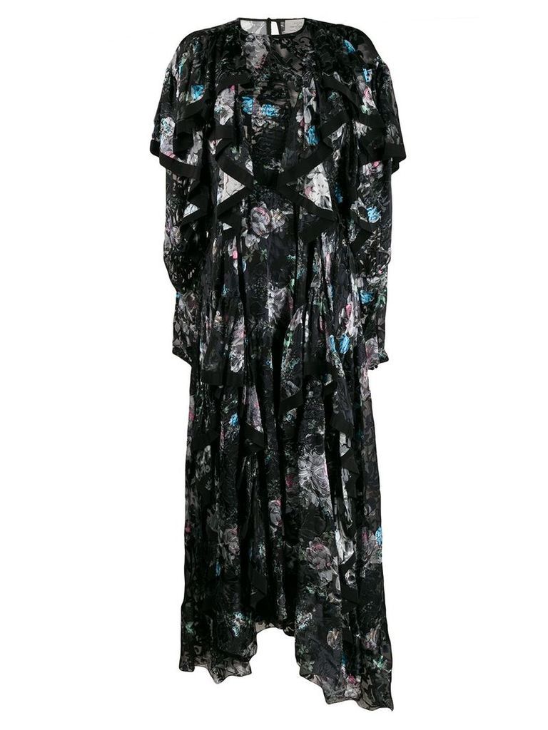 Preen By Thornton Bregazzi Liza floral dress - Black