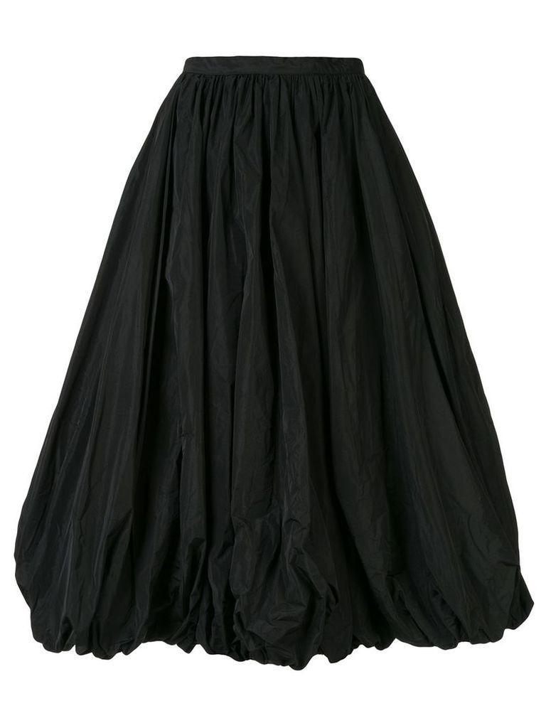 Co gathered hem pleated skirt - Black