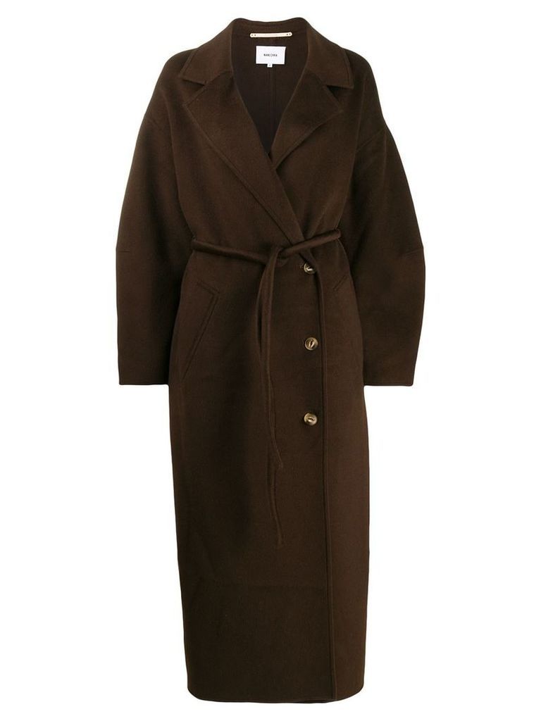 Nanushka Loane tie waist coat - Brown