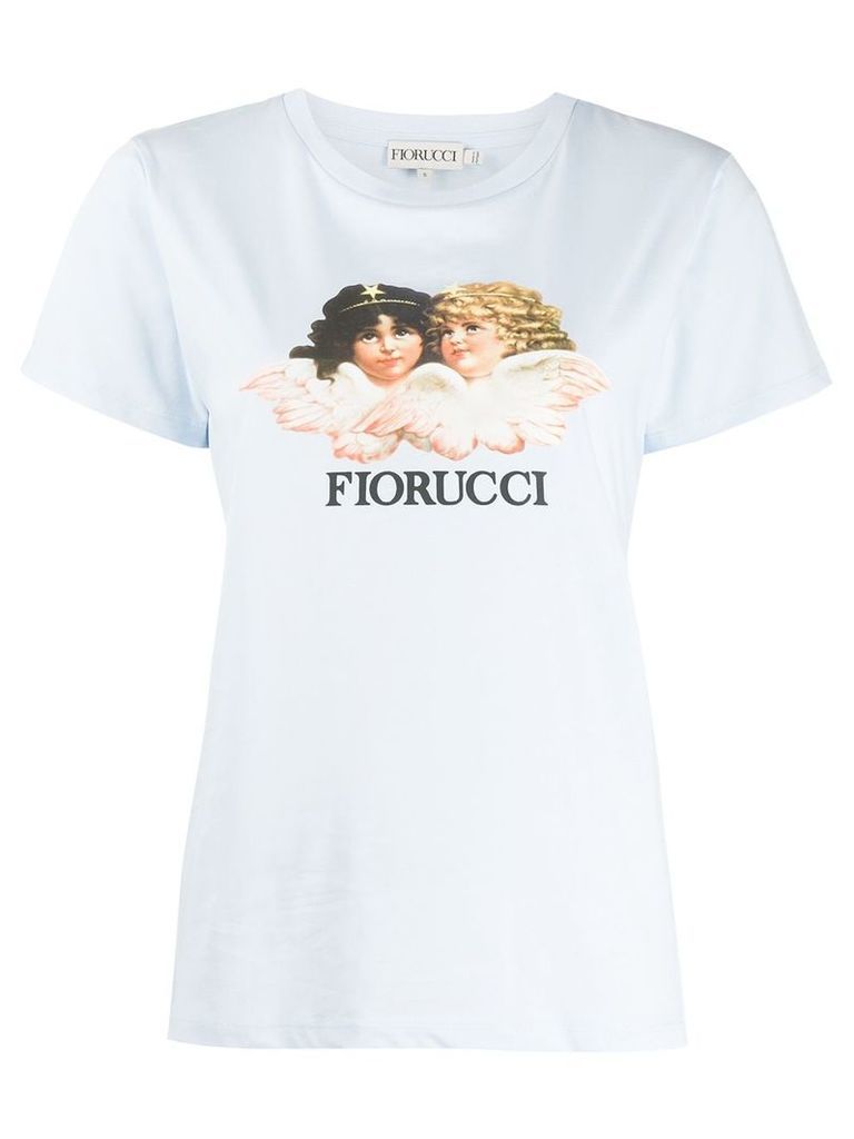 Fiorucci Vintage Angels T-Shirt - Blue