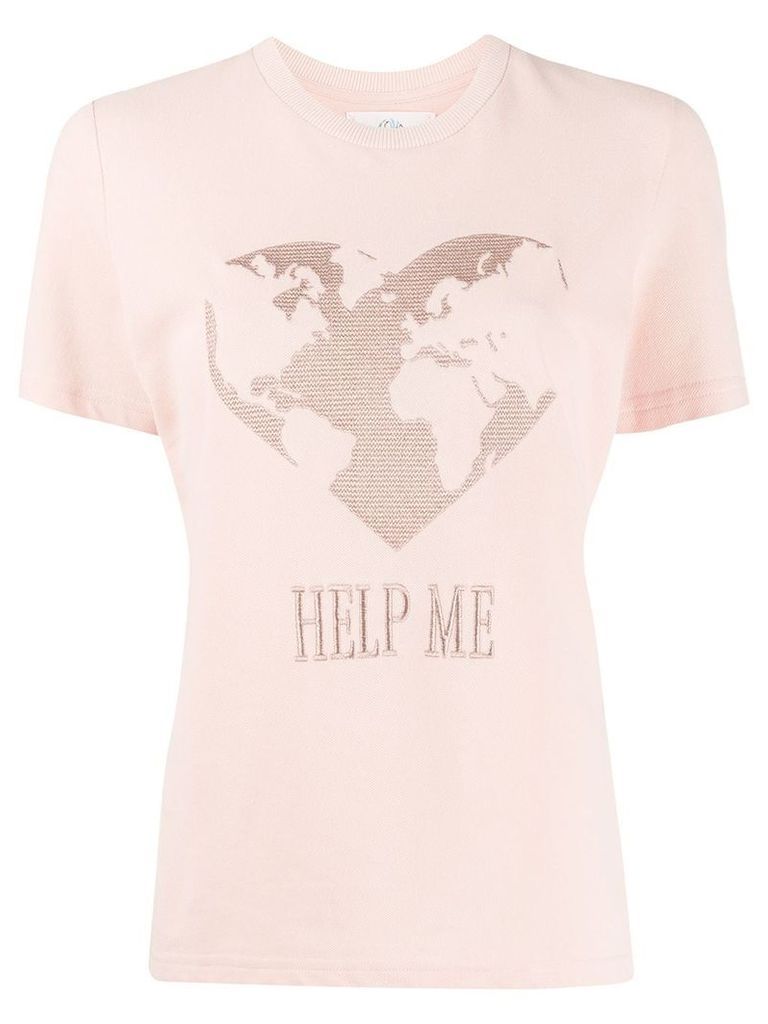 Alberta Ferretti Help Me T-shirt - PINK