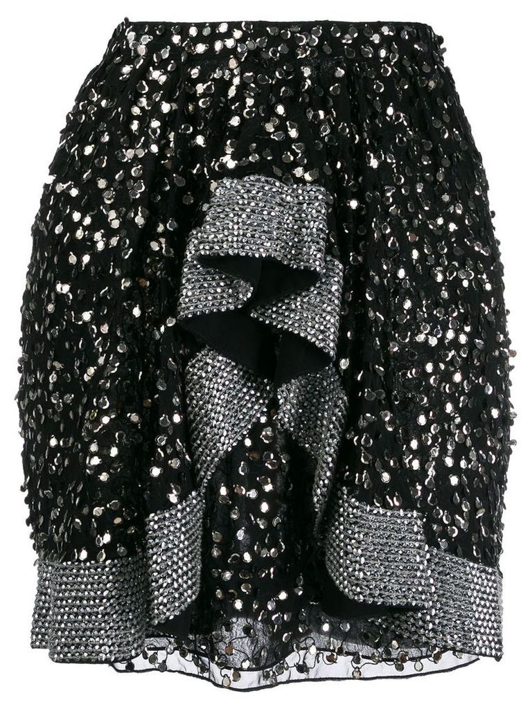 Isabel Marant embellished mini skirt - Black