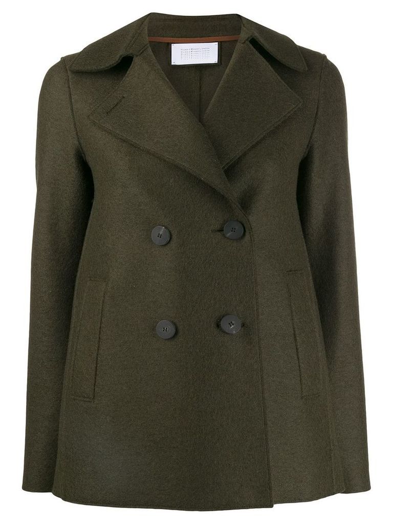 Harris Wharf London fitted double-breasted blazer - Green