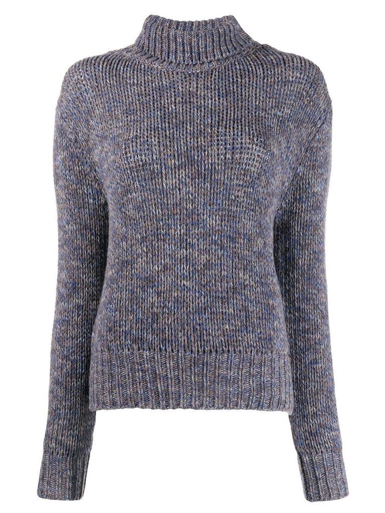 Aragona knitted cashmere jumper - Blue
