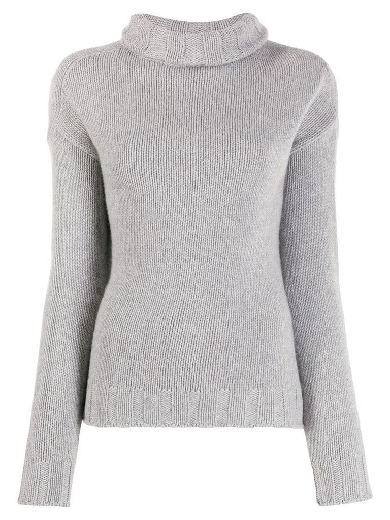 Aragona knitted cashmere jumper - Grey
