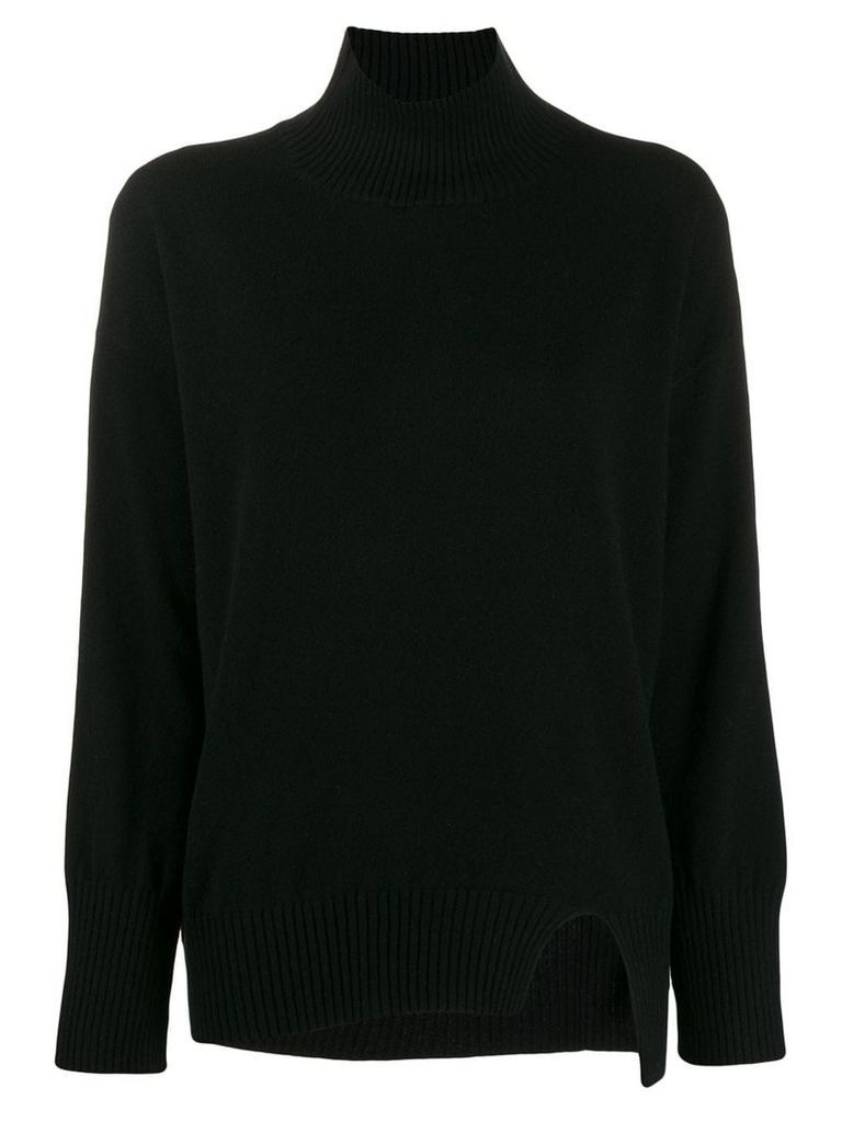 Antonelli knitted long sleeved jumper - Black