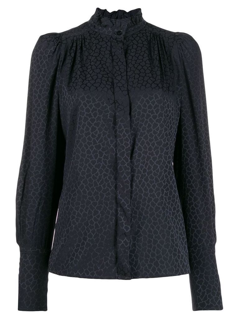 Isabel Marant tonal patterned blouse - Grey