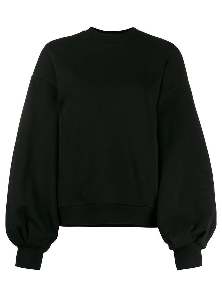MSGM puffed sleeves sweatshirt - Black
