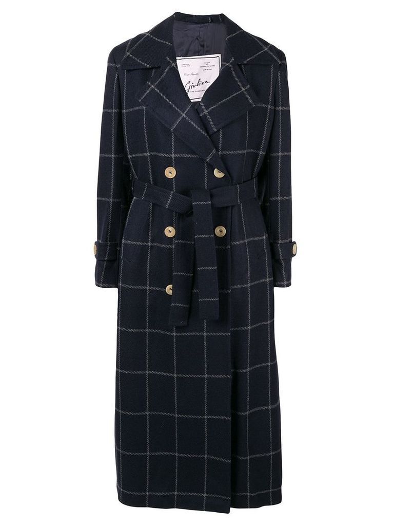 Giuliva Heritage Collection The Christie check-print trench coat -
