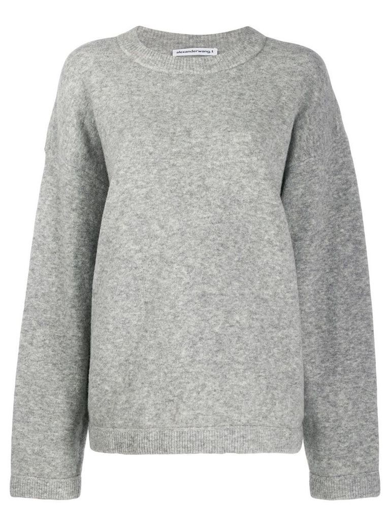 T By Alexander Wang crew-neck sweater - Grey