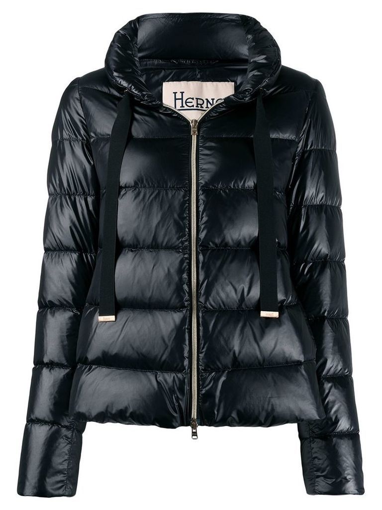 Herno panelled puffer jacket - Black