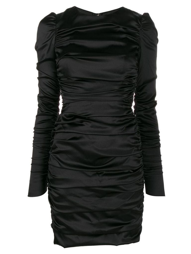 Dolce & Gabbana ruched detail dress - Black
