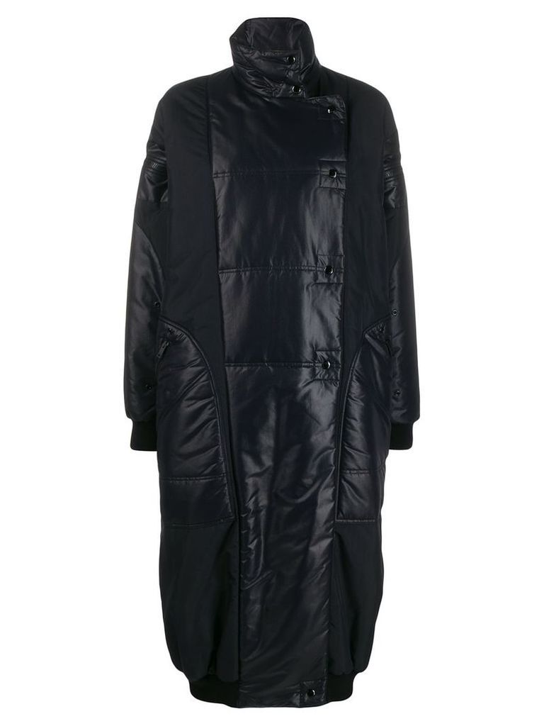 Givenchy oversized high neck quilted parka - Black
