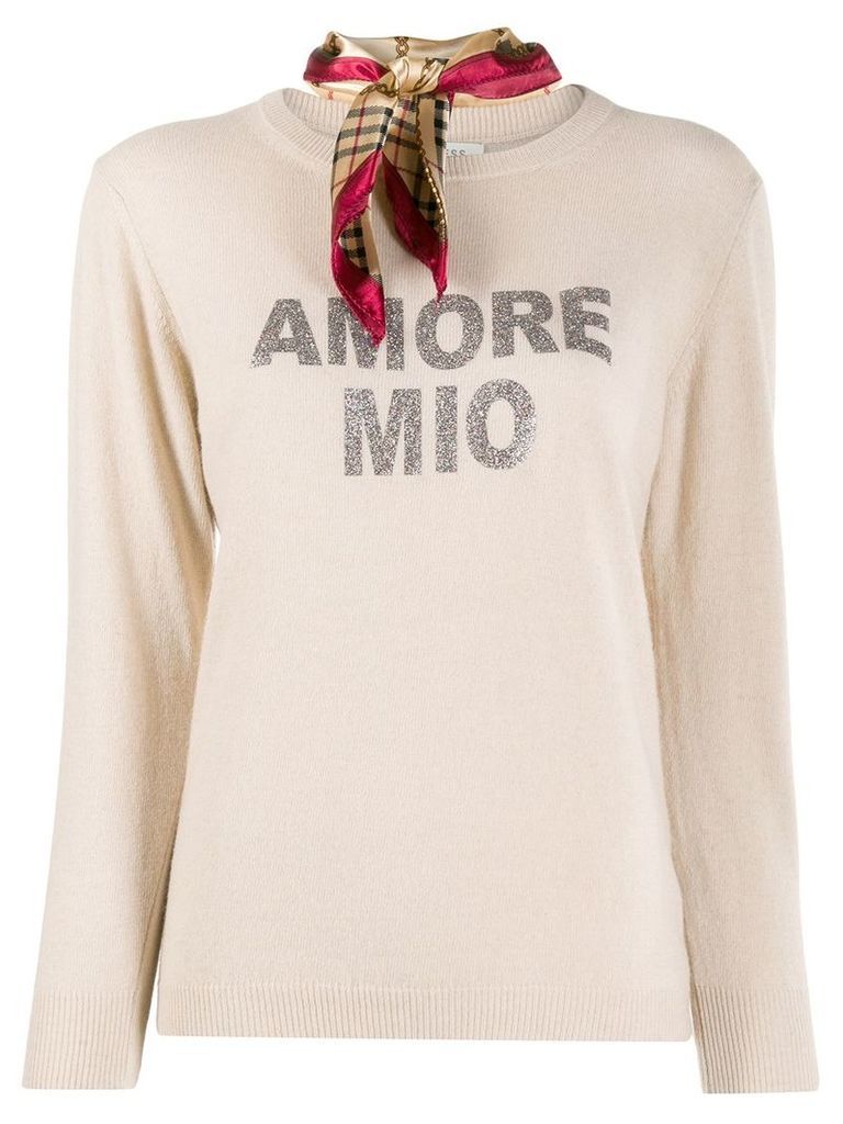 5 Progress Amore Mio knitted jumper - NEUTRALS
