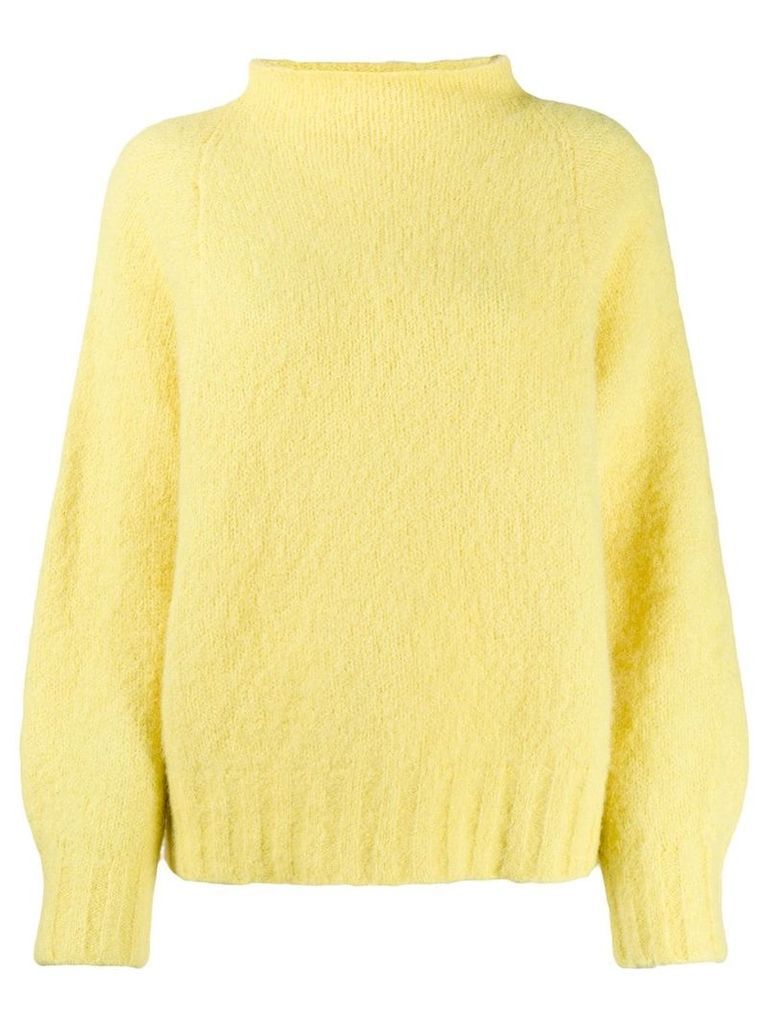 Equipment slub knit jumper - Yellow