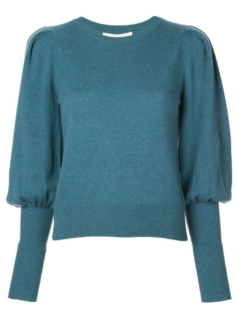 Jonathan Simkhai puff sleeve sweater - Blue