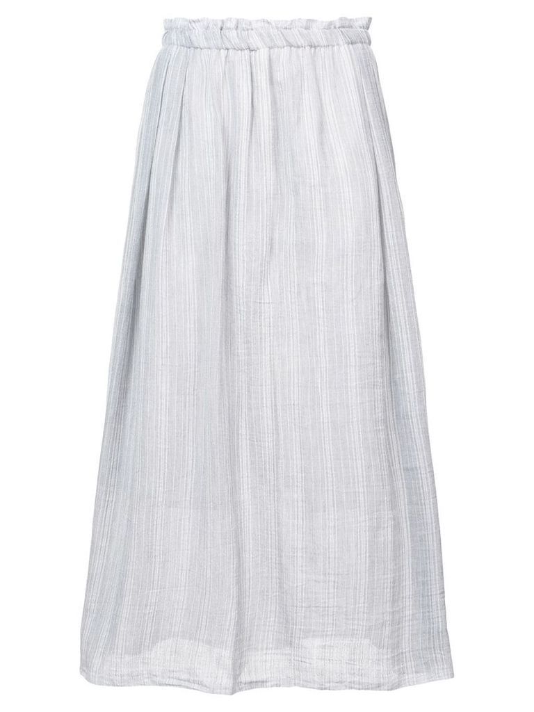 lemlem striped a-line skirt - Grey