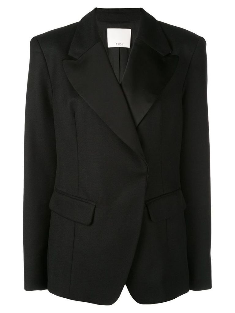 Tibi Luxe tuxedo blazer - Black