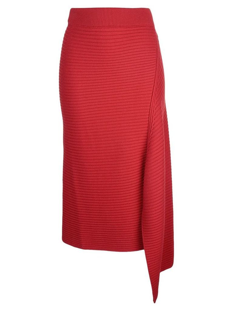 Tibi ribbed knit sweater - Red