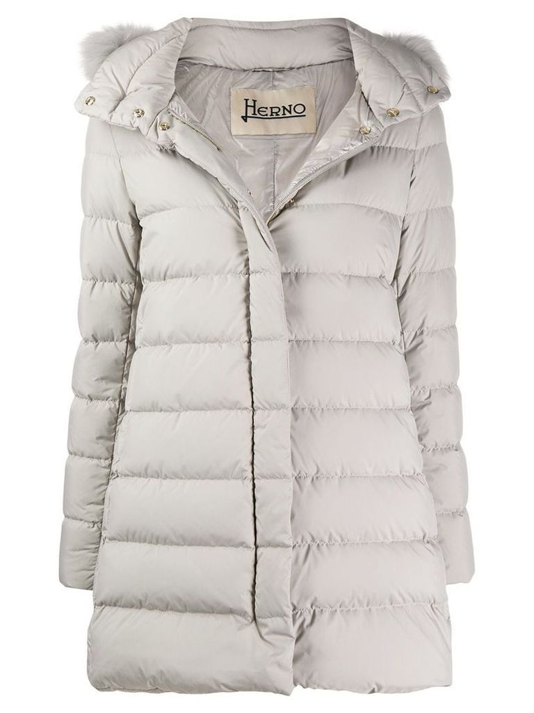 Herno hooded padded coat - NEUTRALS