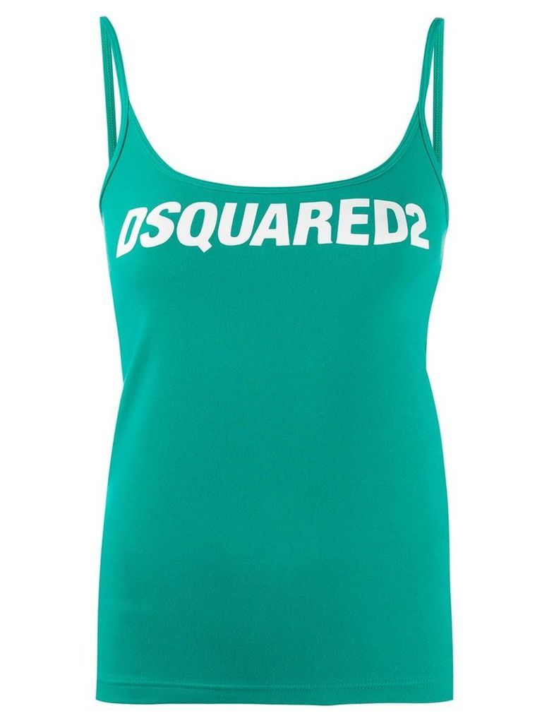 Dsquared2 logo print vest - Green