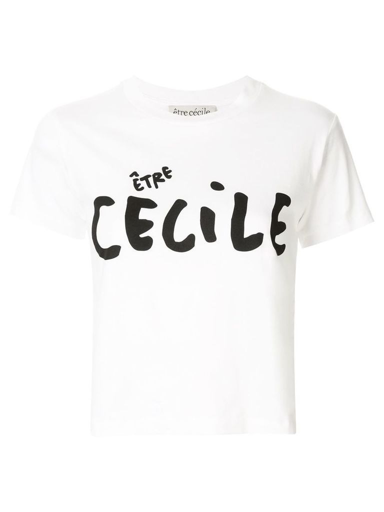 Être Cécile handwritten logo T-shirt - White