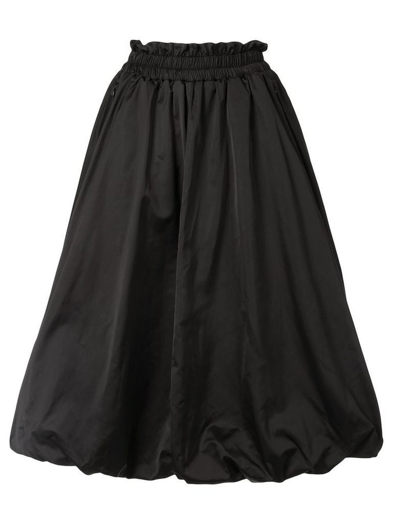 Goen.J balloon taffeta skirt - Black
