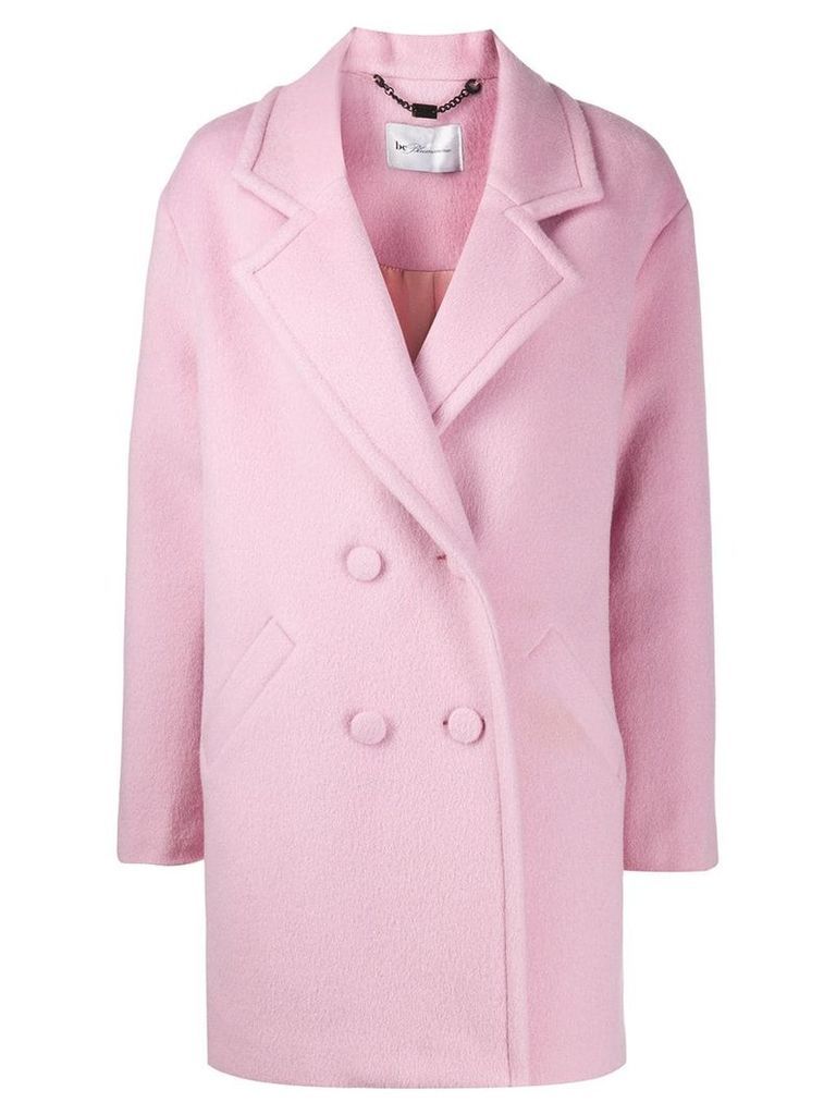 be blumarine double-breasted coat - PINK